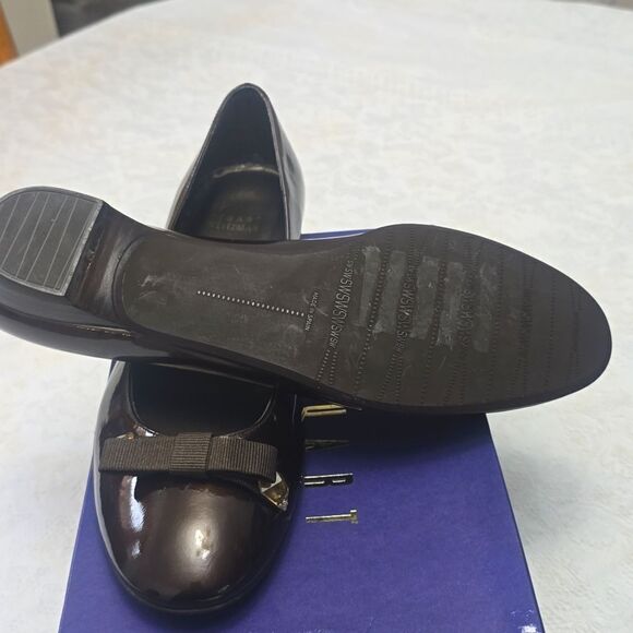 Stuart Weitzman Bejewel Bow Flats NIB - Picture 5 of 7